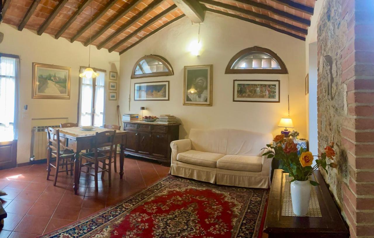Monteriggioni Castello Villa Bagian luar foto